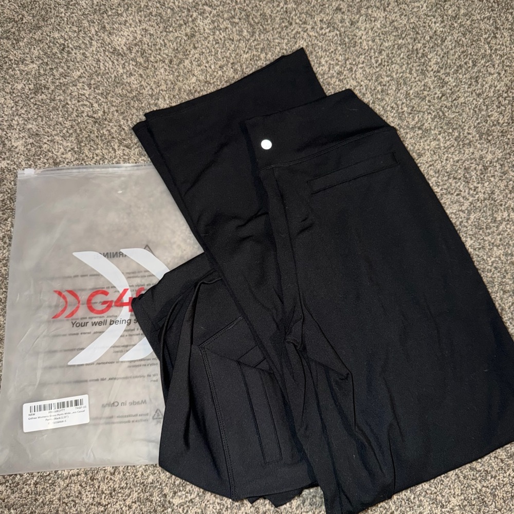 EUC Black G4free stretch work Pants small 31” LOT OF 2 TIK TOK SHOP